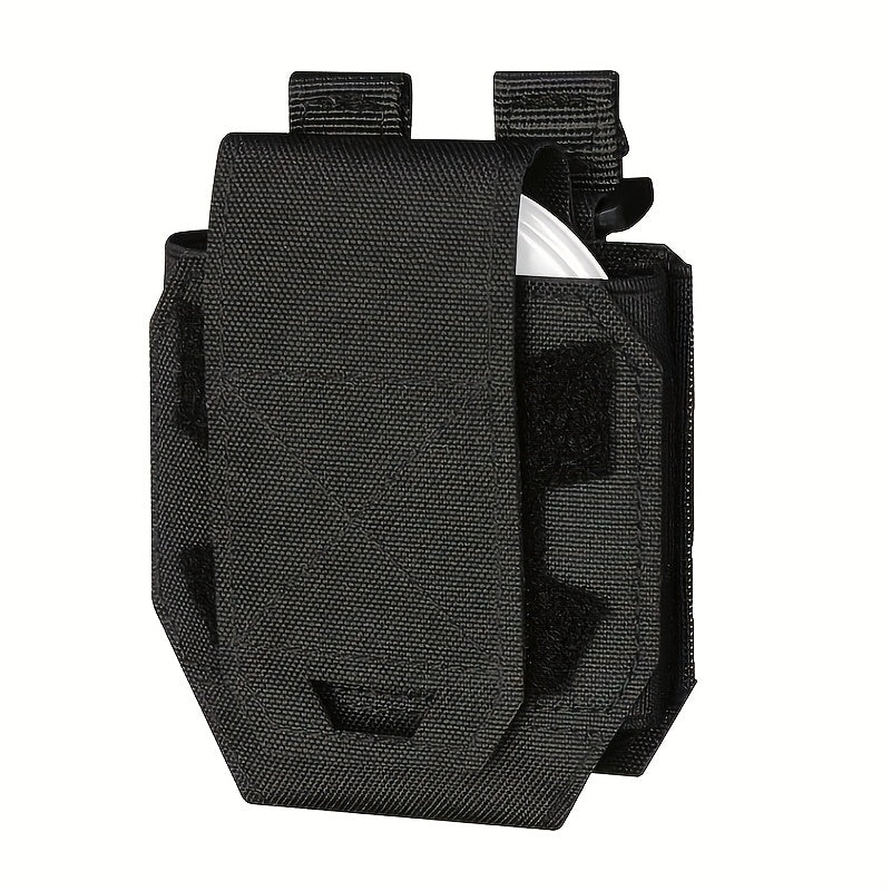 Black Nylon Handcuff Pouch with Adjustable Strap - Durable, Secure Storage for Chain & Foldable Handcuffs, Ideal for Business Casual Attire, Casual Attire Accessory|Adjustable Strap Pouch|Secure Closure