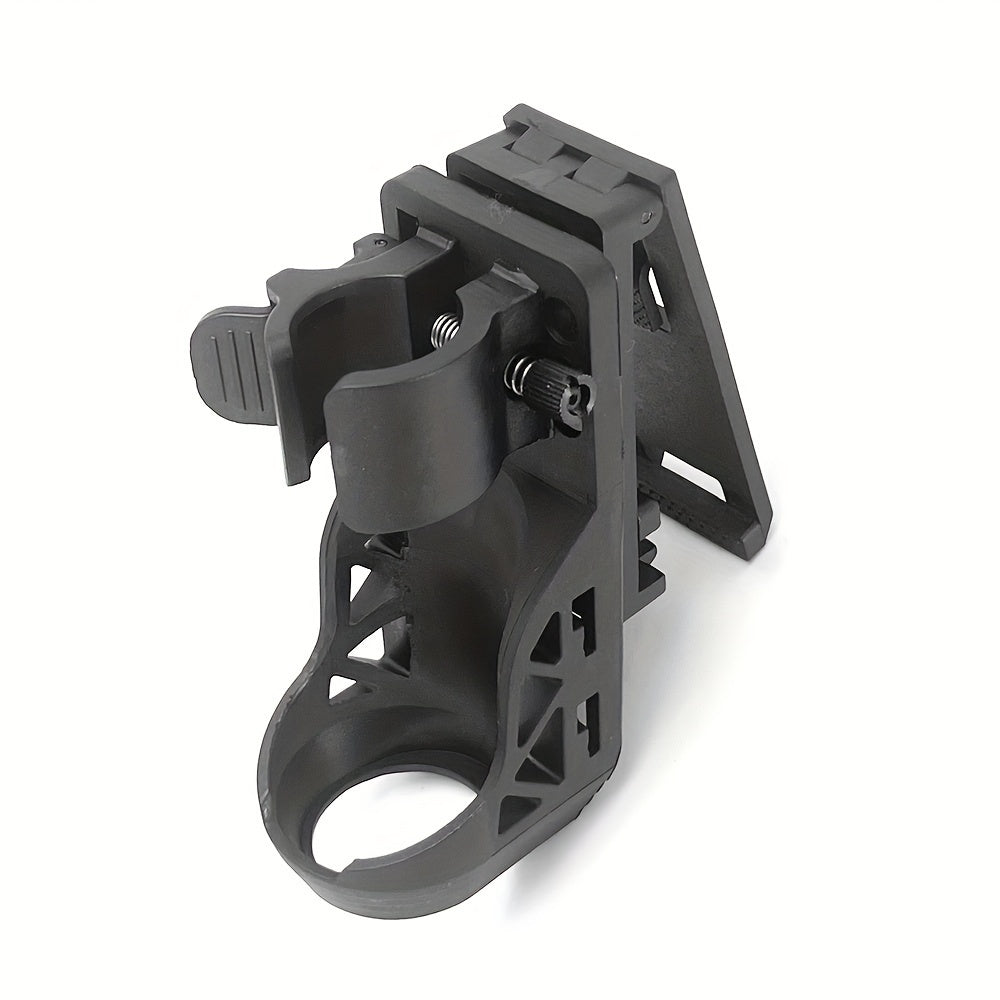 1"-1.55" Dia. Rotatable Flashlight Holster with Lever Side Lock System - Adjustable Belt Holder for Secure Carry - Durable Construction for Outdoor and Tactical Use