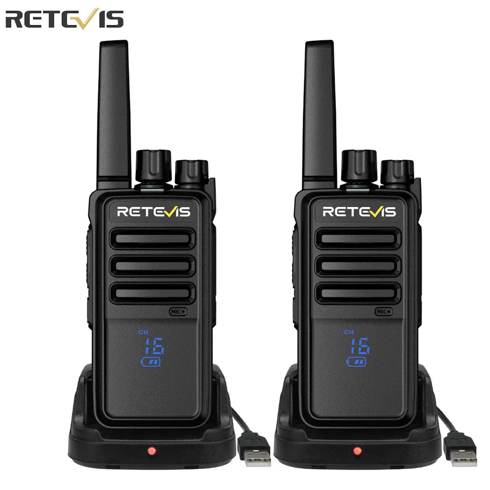 Retevis RT68H RT668H Walkie Talkie License-free Walkie-talkie Long Range Hidden Screen Handy Type-C Radio Communicator Business