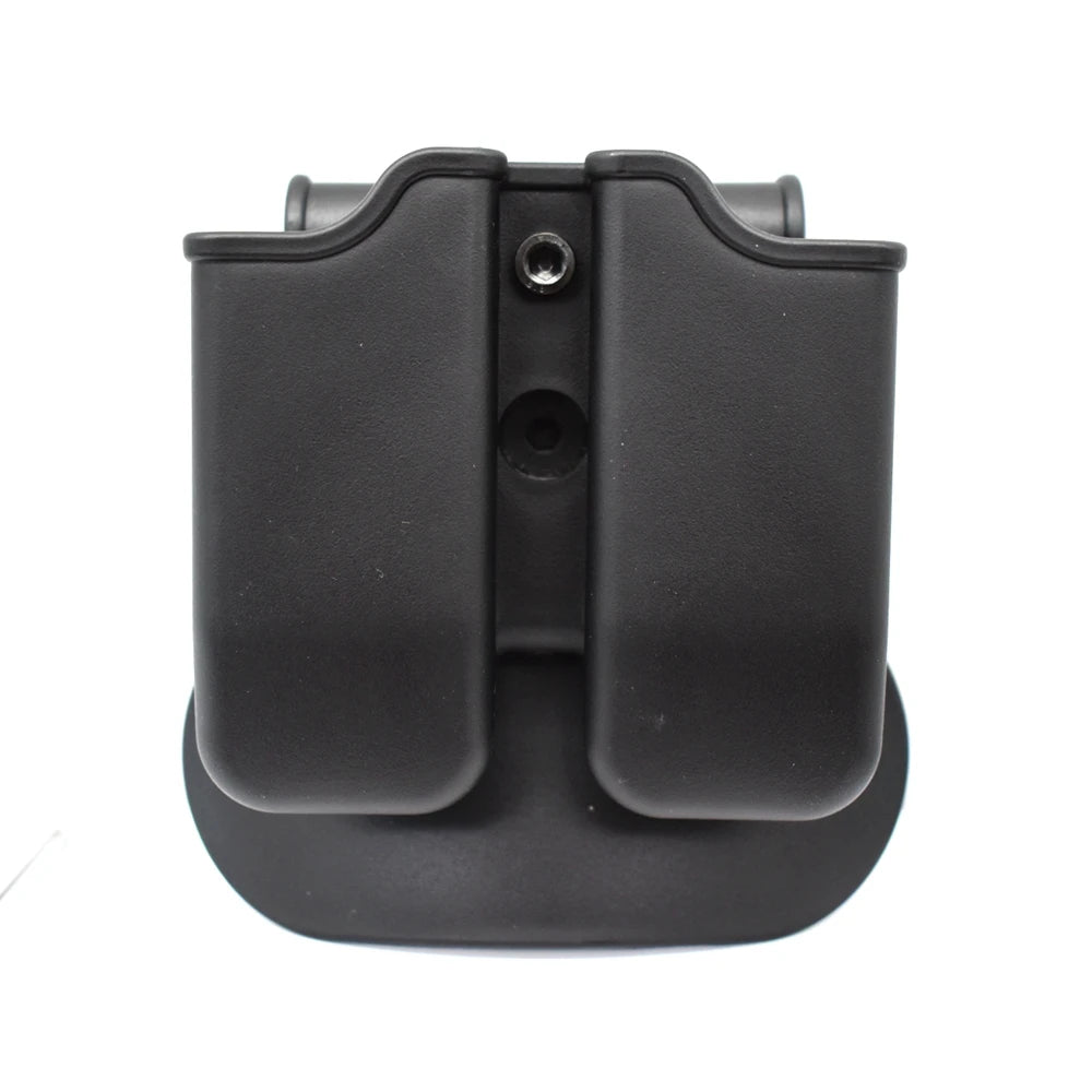 IMI Gun Holster Defense Retention Tactical Gun Holster for GL 17 gen 1- 4 9mm Double Magazine Pouch