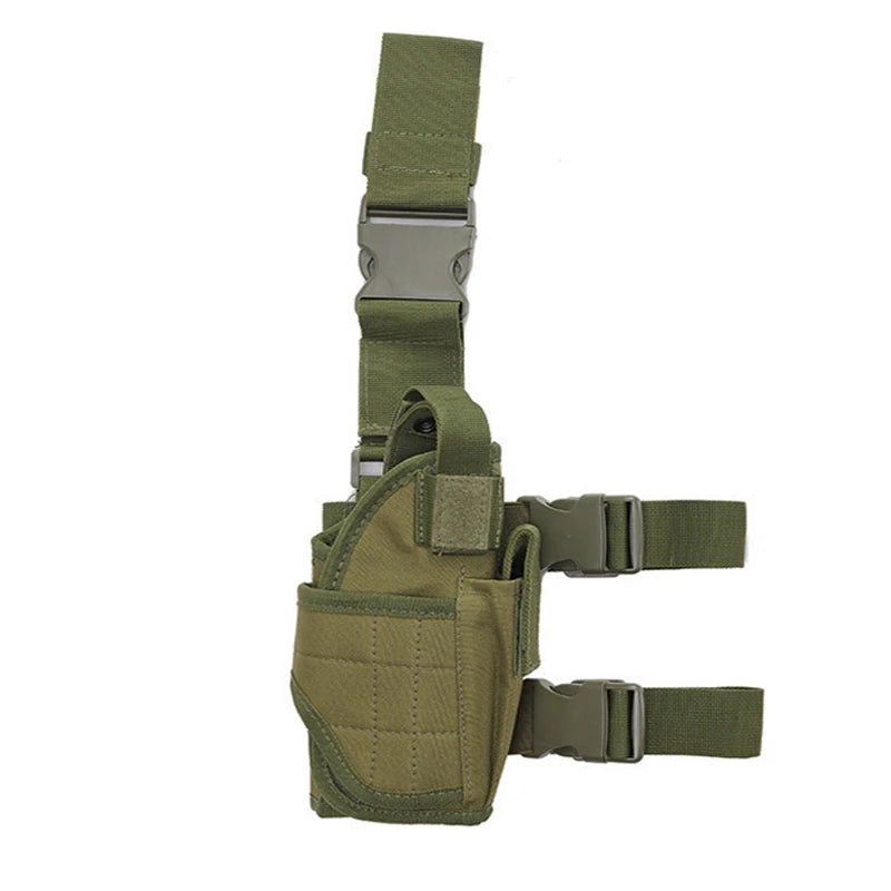 Universal left and right pistol holster tactical tornado leg style thigh holster hunting air gun Glock pistol clip bag