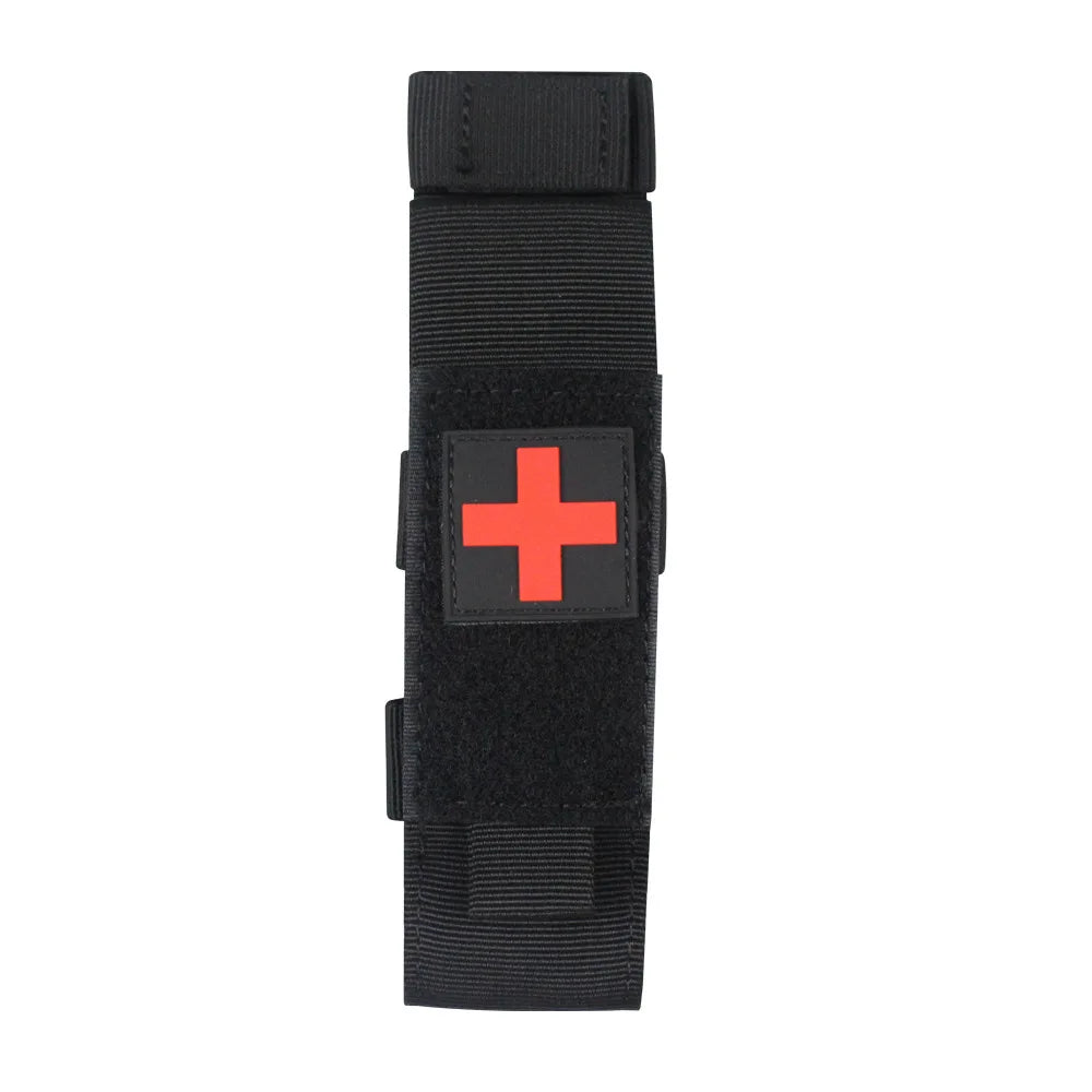 Tactical Cat First Aid Nylon Tourniquet Pouch Single Pistol Mag Bag Case Outdoor Hunting Knife Holster Medical Scissor Packs