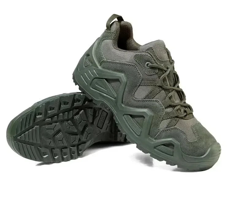 Mens Combat Tactical Boots WaterProof Outdoor Hiking Ankle Work Boots Climbing Botas Tacticas Militar Intervention Safety shoes