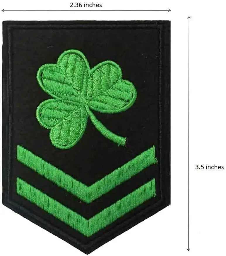 IR Infrared Reflective Tactical Morale Patches Level 1 2 Hook Loop Shoulder Applique Badge Uniform Armband Military Rank Emblem
