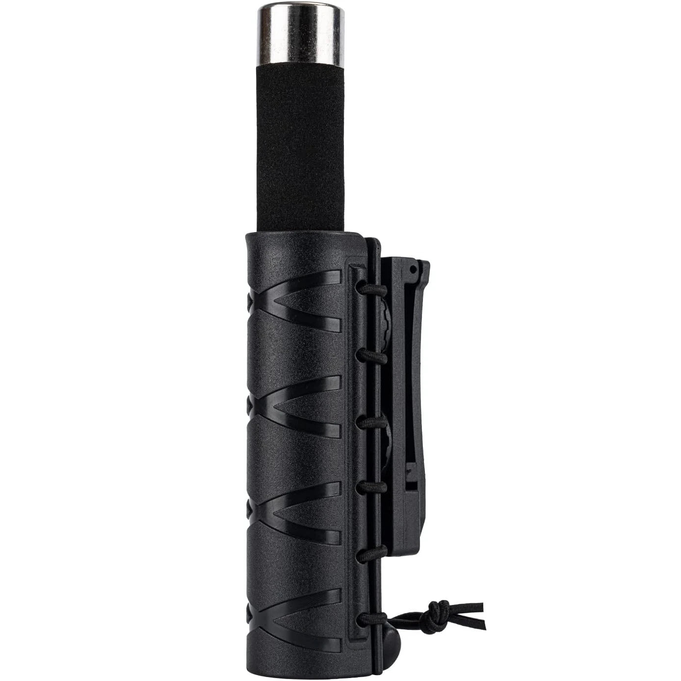 Baton Holder 360 Degree Rotating MOLLE Clip 16"-21"-26" Telescopic Holster for 1.2" Diameter Expandable Carry Case Baton Carrier