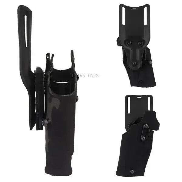 Airsoft Tactical Holster for Glock 17 Gen4 19 with X300 X300U Light Quick Release Pistol Case with Strap Shooting Accessories