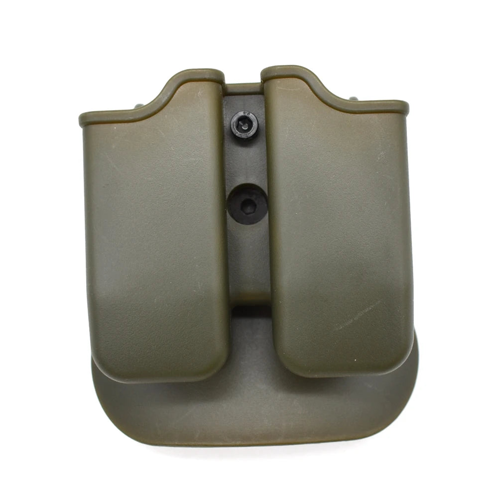 IMI Gun Holster Defense Retention Tactical Gun Holster for GL 17 gen 1- 4 9mm Double Magazine Pouch