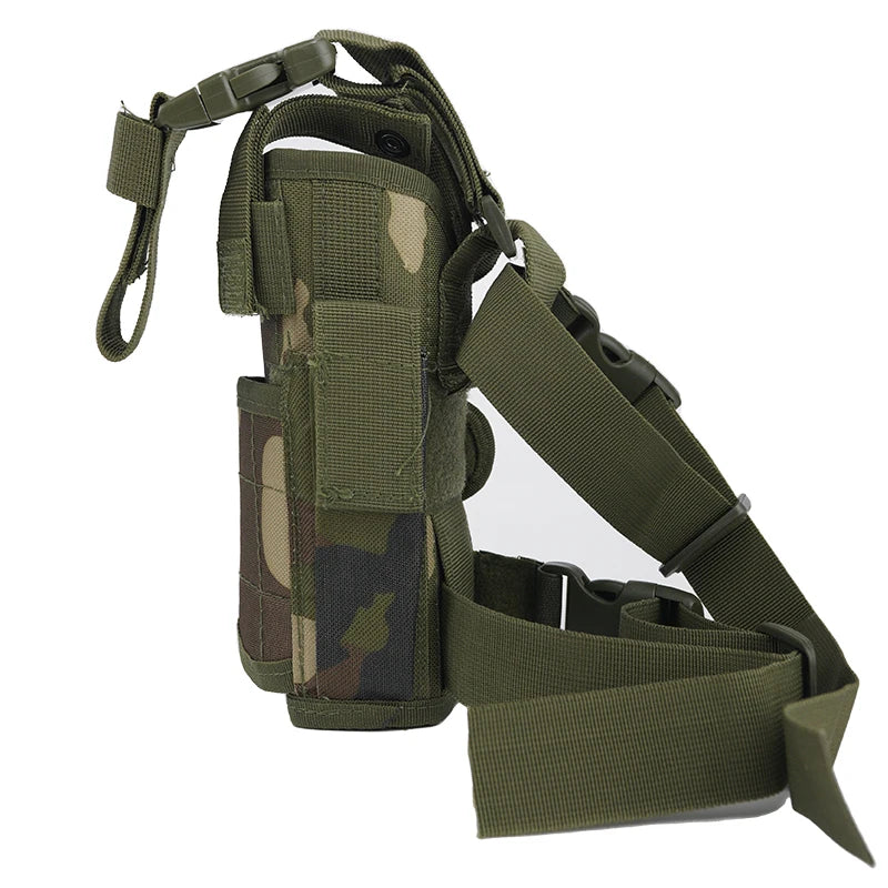 Universal left and right pistol holster tactical tornado leg style thigh holster hunting air gun Glock pistol clip bag