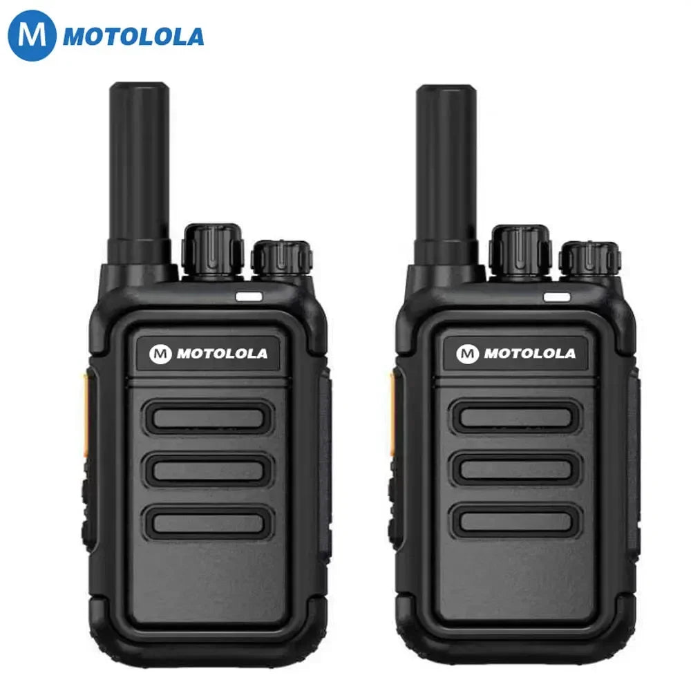 MOTOLOLA F1 2Pcs Walkie Talkie Portable Two-Way Radio UHF Transceiver Set Walkie-talkies Radio Walkie Talkie Long Range COD