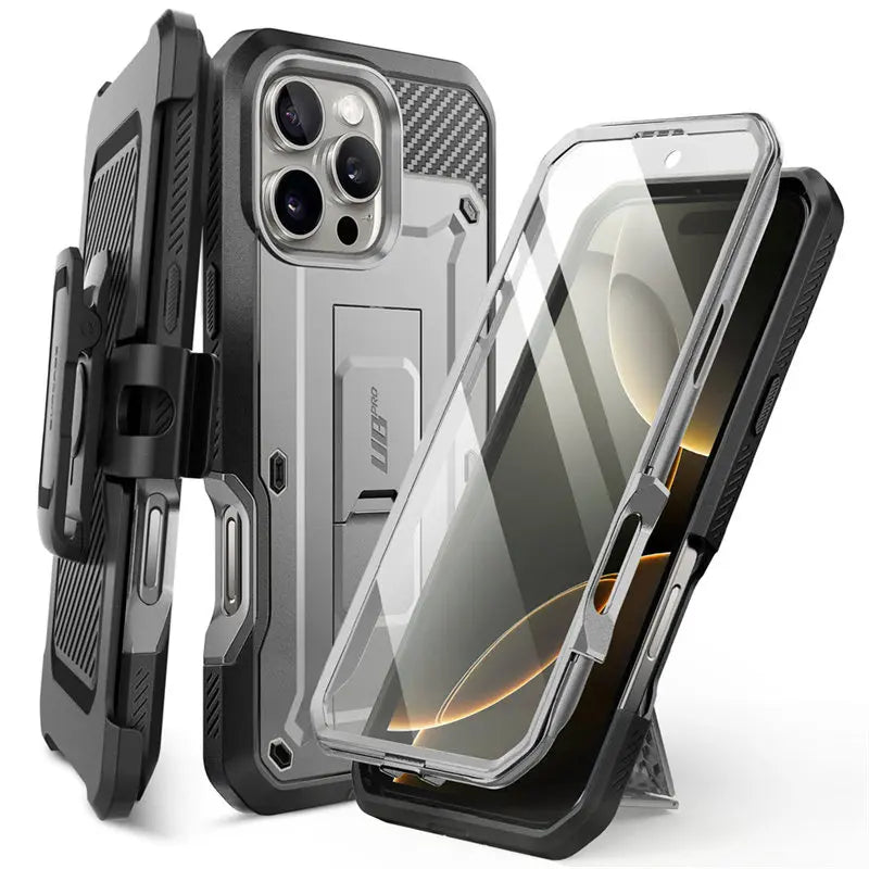SUPCASE For iPhone 16 Pro Max Case 6.9" (2024) UB Pro Full-Body Heavy Duty Rugged Phone Case with Built-in Screen Protector