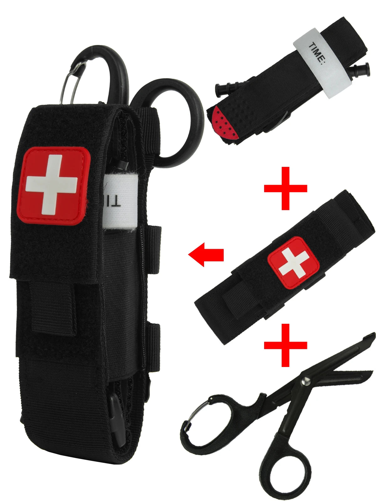 Tactical Military First Aid Kit Tourniquet Molle Survival Set Pouch Nursing Holder Medical Gear Scissors Bag Outdoor Equipment