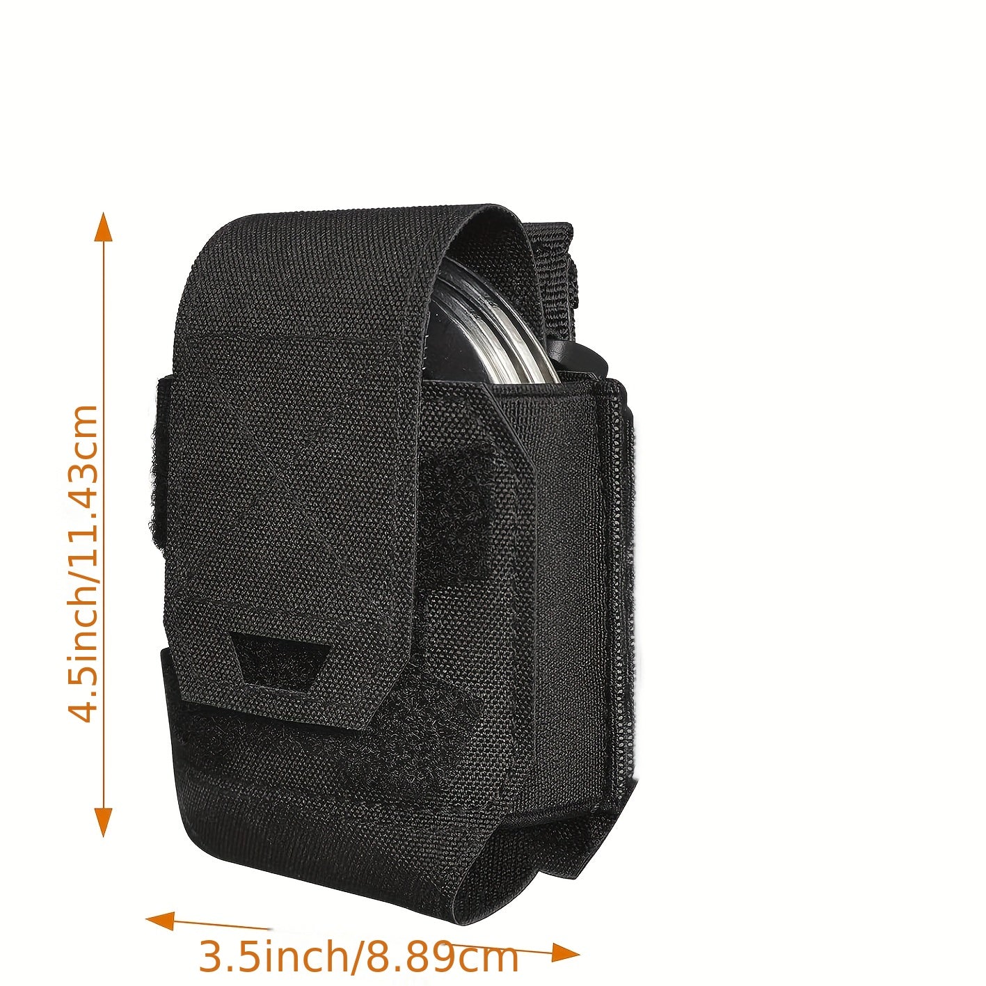 Black Nylon Handcuff Pouch with Adjustable Strap - Durable, Secure Storage for Chain & Foldable Handcuffs, Ideal for Business Casual Attire, Casual Attire Accessory|Adjustable Strap Pouch|Secure Closure
