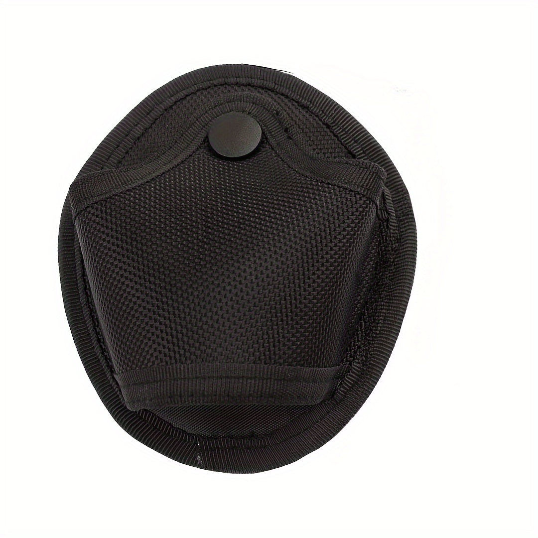 1pc Tactical Waist Pouch with Quick Release Handcuff Holder, Multi-Functional Non-Latex SM Accessory for Outdoor Use