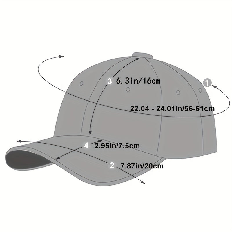 1 Men's Tactical "SECURITY" Baseball Cap - Black, Sun-Protective Polyester, Adjustable Buckle Closure, Hand-Washable for Casual Outdoor Wear in Spring/Summer