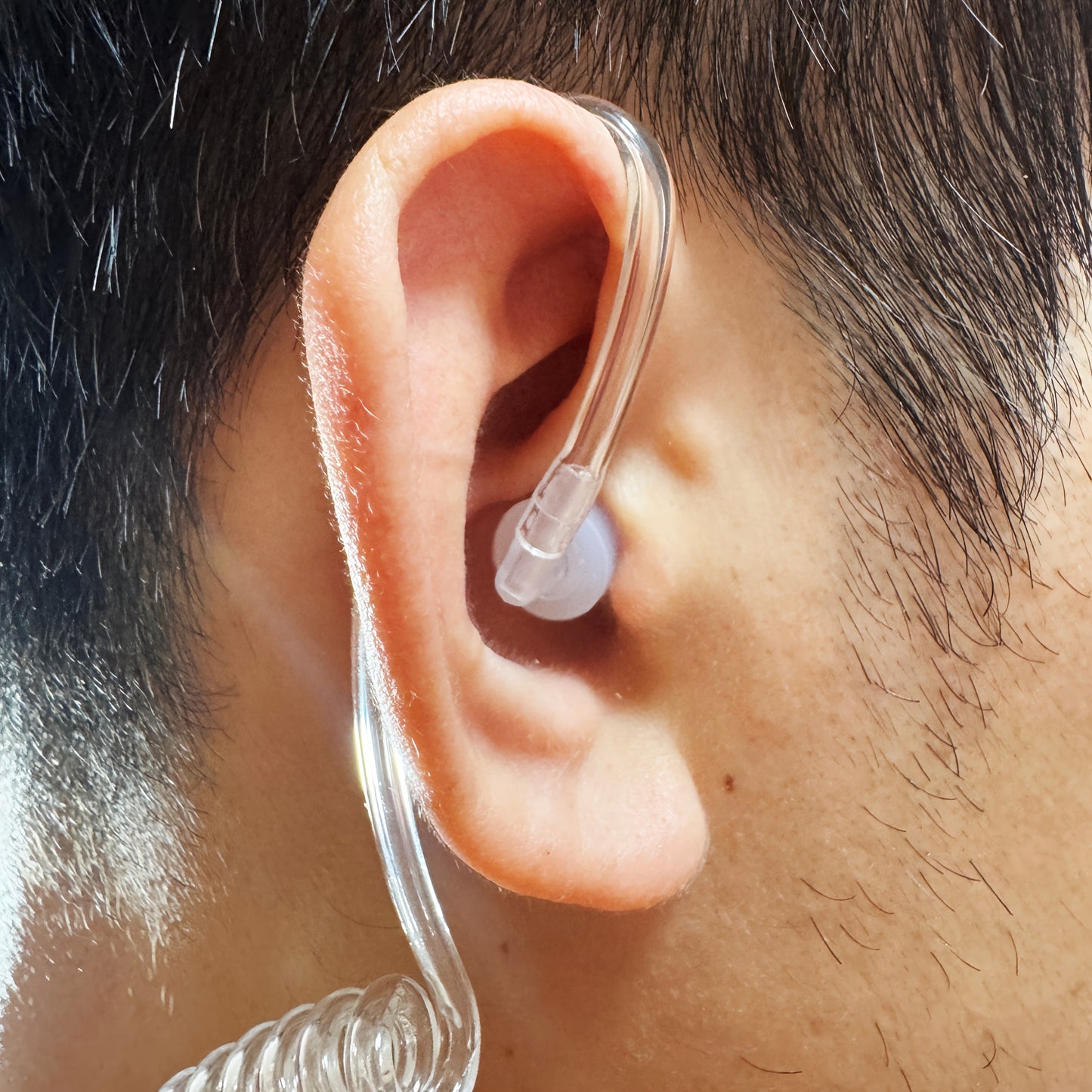 1pc Durable PVC 1-Pin 2.5mm Walkie Talkie Earpiece with Clear PTT Mic - Hands-Free, Flexible Cable for Talkabout TLKR T200TP, T260, T100 Series, T402, T460, T465, T600, T605, T800, T62, T82, T92H2O - Ideal for Nightclubs, Bar