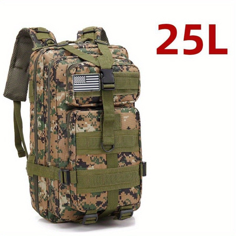 6.6gal/13.21gal Sturdy Nylon Waterproof Tactical Sports Trekking Fishing Hunting Camping Hiking Bag Backpack Outdoor Rucksacks