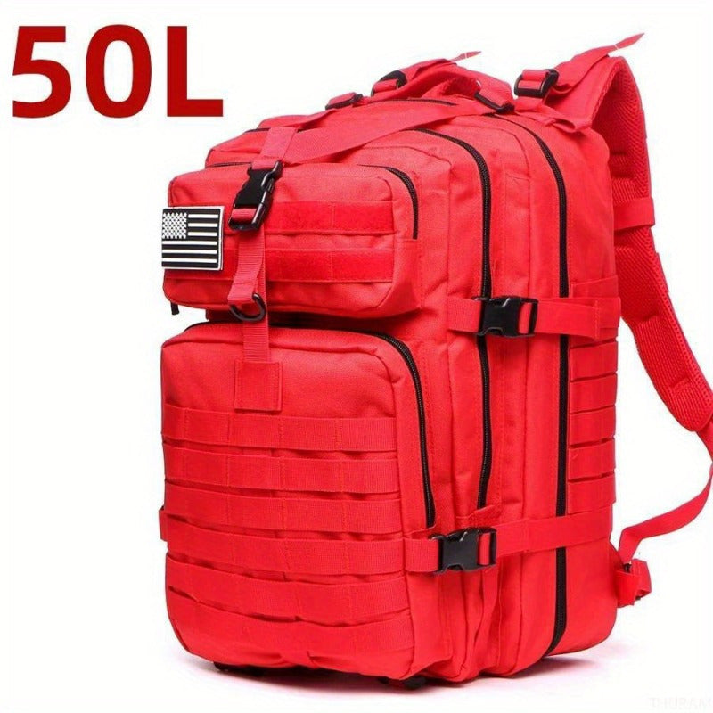 6.6gal/13.21gal Sturdy Nylon Waterproof Tactical Sports Trekking Fishing Hunting Camping Hiking Bag Backpack Outdoor Rucksacks
