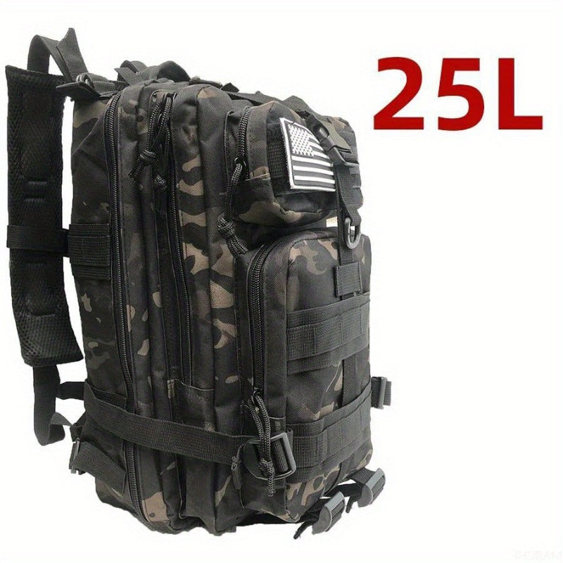 6.6gal/13.21gal Sturdy Nylon Waterproof Tactical Sports Trekking Fishing Hunting Camping Hiking Bag Backpack Outdoor Rucksacks