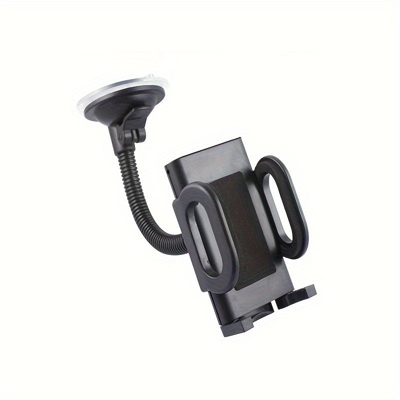 360° Rotating Car Glass Mount for Walkie Talkies - Durable Plastic Suction Cup Holder, Securely Attaches to Vehicle Windows, Fits Various Radio Models, Includes Black Strap for Added Stability, Radio Mounting Solution | Slee