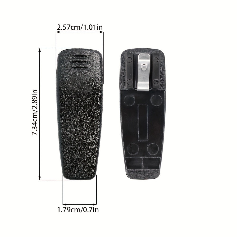 4-Pack YiNiTone Universal Fit Replacement Belt Clip for Motorola EP450/DEP450/DP1400/CP040/CP200/CP140/CP180/MP300/BPR40/PR400, RLN5644A Accessory, Non-Charged, No Battery Required