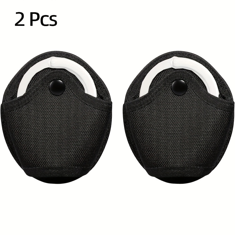 2pcs Tactical Handcuff Pouches - Quick Draw, Multi-Function Sports Waist Bags Compatible with MOLLE & Work Belts, Durable Oxford Fabric, Perfect for Hunting & Fishing