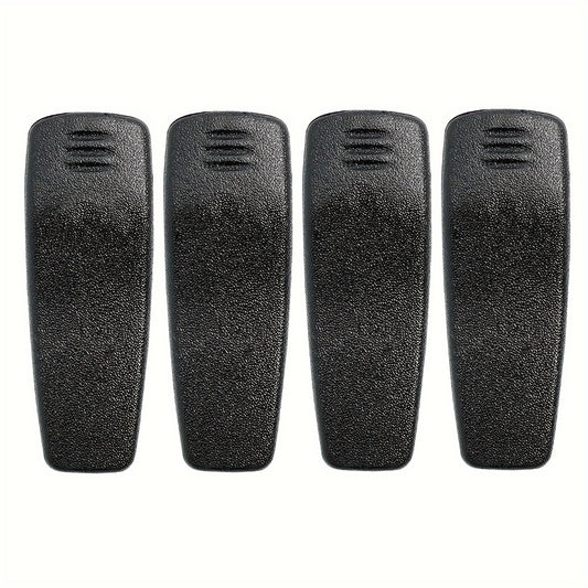 4-Pack YiNiTone Universal Fit Replacement Belt Clip for Motorola EP450/DEP450/DP1400/CP040/CP200/CP140/CP180/MP300/BPR40/PR400, RLN5644A Accessory, Non-Charged, No Battery Required