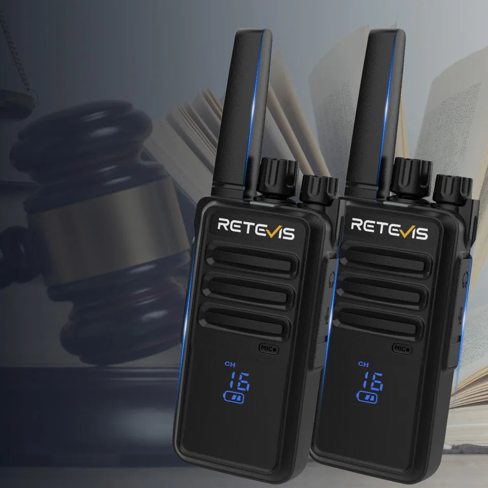 Retevis RT68H RT668H Walkie Talkie License-free Walkie-talkie Long Range Hidden Screen Handy Type-C Radio Communicator Business