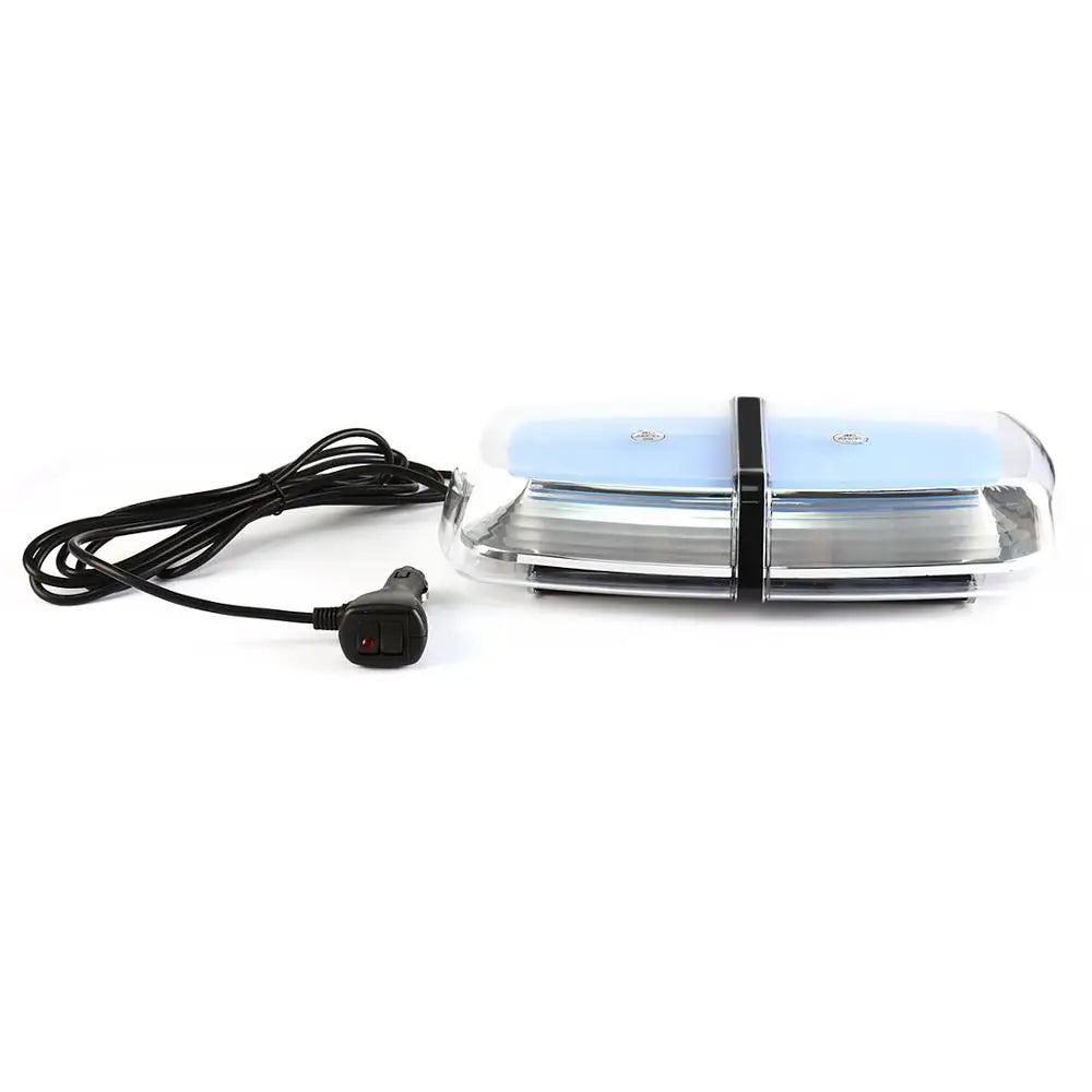 12V 24V Amber Yellow Truck Car Led Strobe Roof Lights Beacon Police Emergency Rescue Magnetic Vehicle Ambulance 72SMD