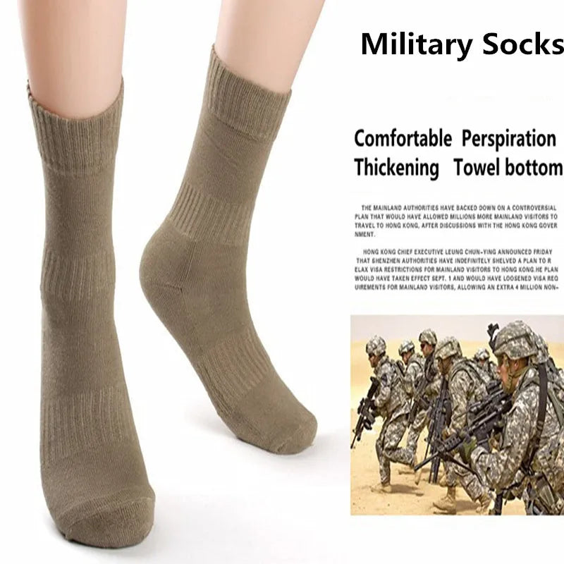 5 Pairs Nordic Sport Military happy Socks Men Trekking Climbing Stockings Men's Compression Sock Cotton Army Long Socks For Man