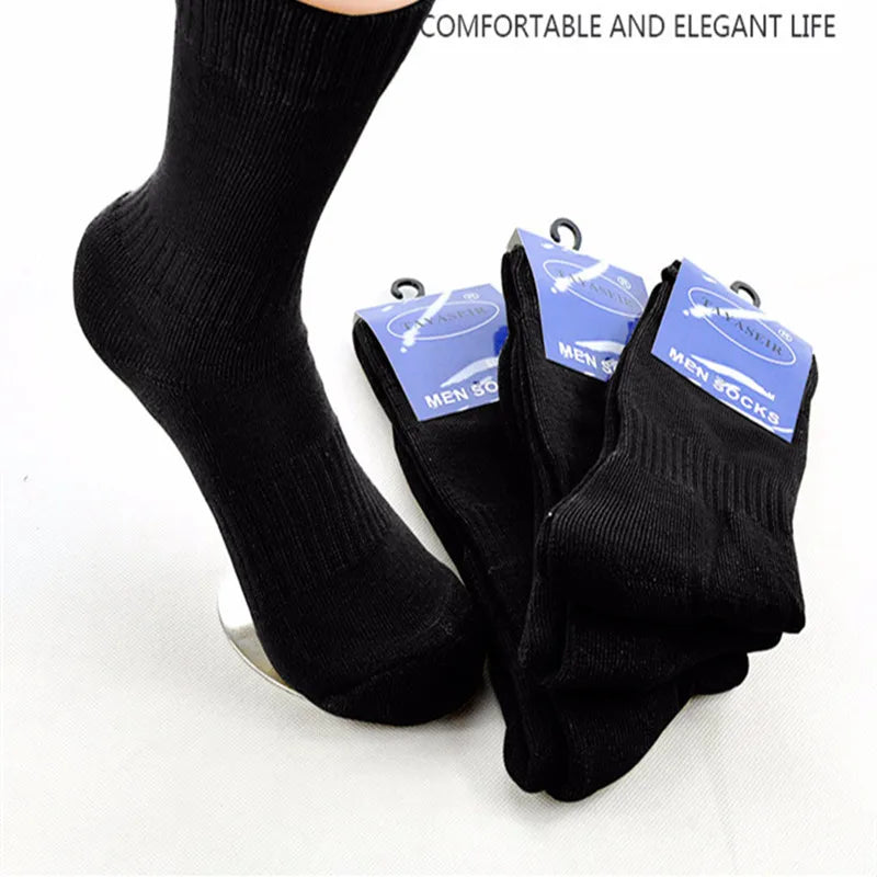 5 Pairs Nordic Sport Military happy Socks Men Trekking Climbing Stockings Men's Compression Sock Cotton Army Long Socks For Man