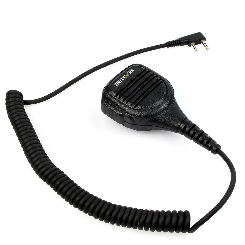 Retevis Speaker Noise-cancelling Microphone With 3.5mm Audio Jack PTT For Kenwood RT5R H777 For Baofeng UV5R UV82 Walkie Talkie
