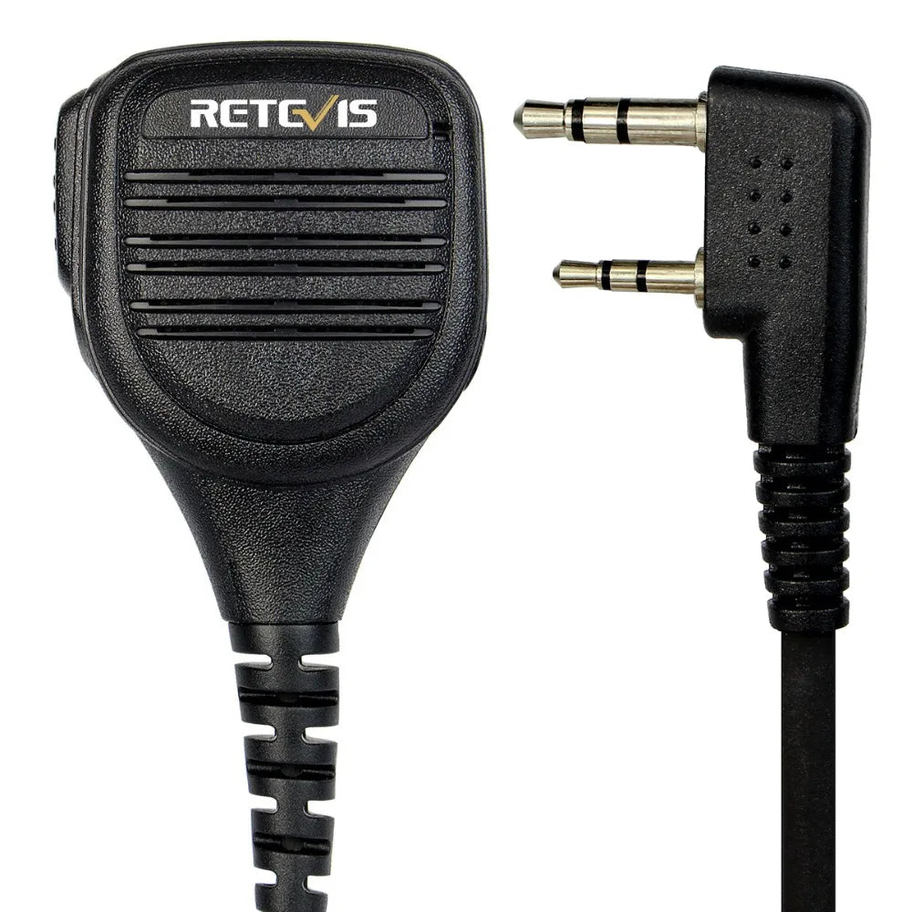 Retevis Speaker Noise-cancelling Microphone With 3.5mm Audio Jack PTT For Kenwood RT5R H777 For Baofeng UV5R UV82 Walkie Talkie