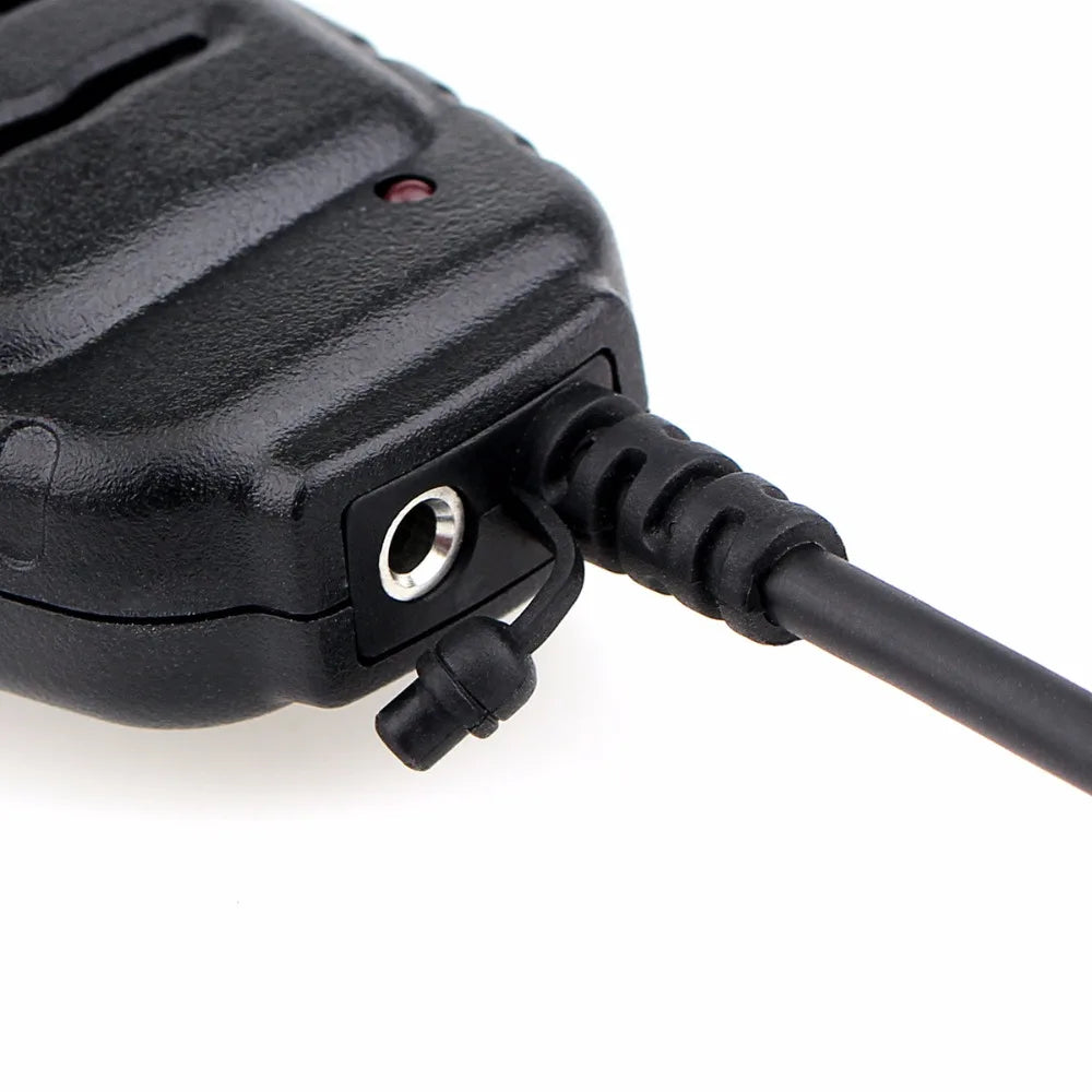 Retevis RS-111 Walkie Talkie Microphone Speaker PTT Mic with 3.5mm Earpiece jack For Kenwood For Baofeng UV 5R UV 82 RT622 RT24