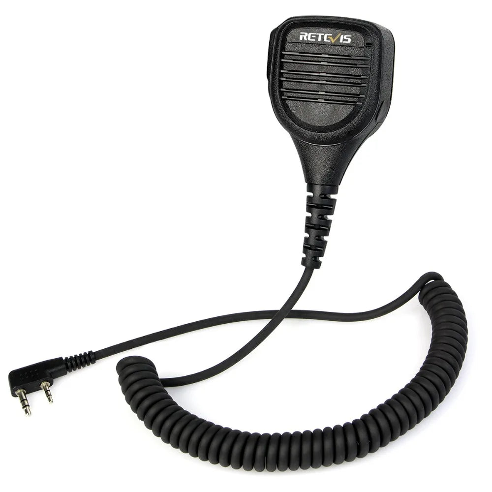 Retevis Speaker Noise-cancelling Microphone With 3.5mm Audio Jack PTT For Kenwood RT5R H777 For Baofeng UV5R UV82 Walkie Talkie