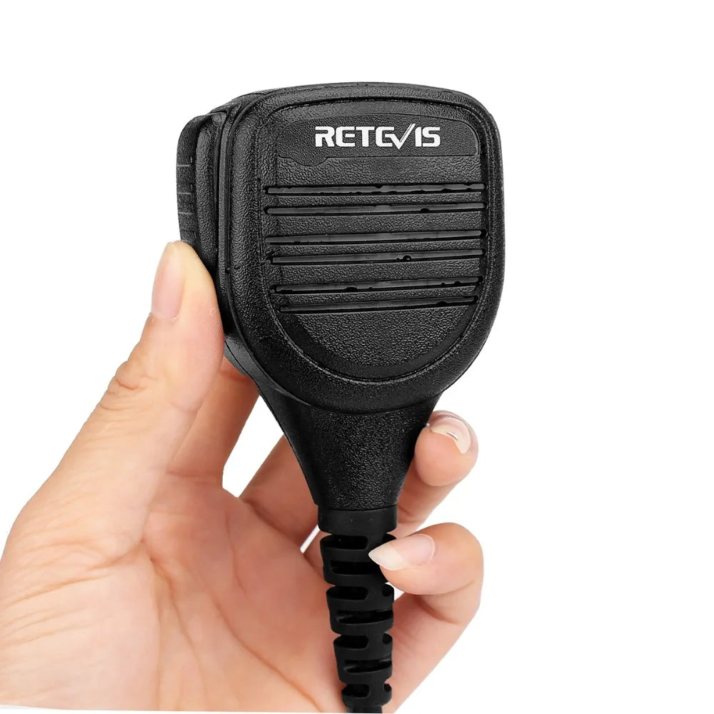 Retevis RS-112 IP54 Waterproof Remote Mic Speaker Microphone PTT for Kenwood Baofeng UV 5R for Quansheng UV K5 K6 UV K58 Radio
