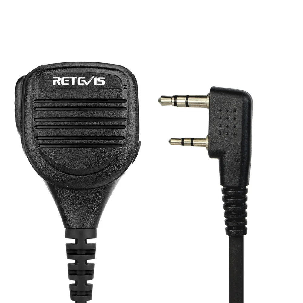 Retevis RS-112 IP54 Waterproof Remote Mic Speaker Microphone PTT for Kenwood Baofeng UV 5R for Quansheng UV K5 K6 UV K58 Radio