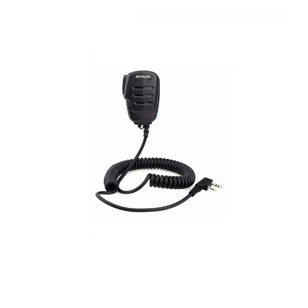 Retevis RS-111 Walkie Talkie Microphone Speaker PTT Mic with 3.5mm Earpiece jack For Kenwood For Baofeng UV 5R UV 82 RT622 RT24