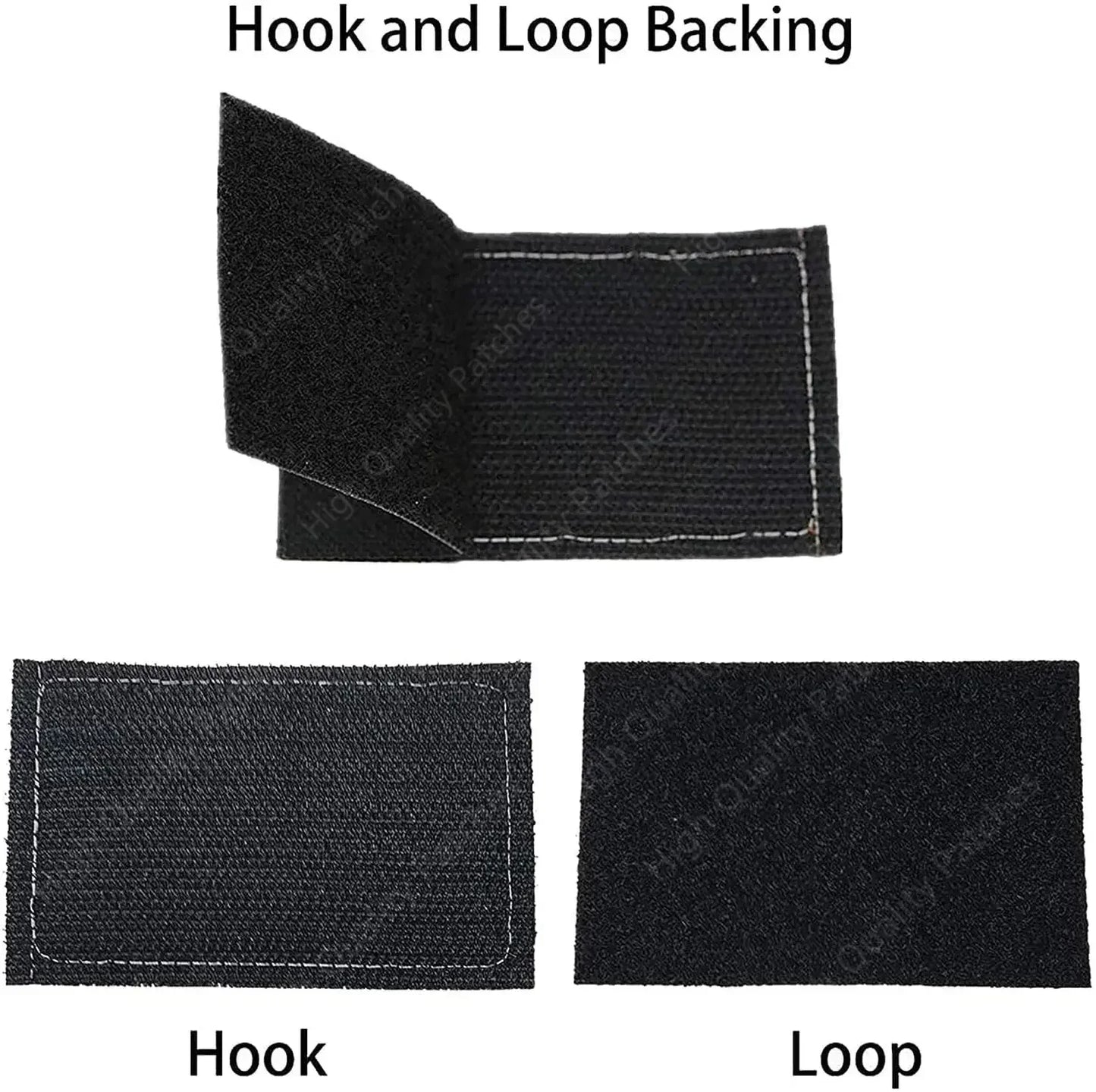 English inspirational quotes Embroidery Cloth Hook&Loop Patches Backpack Tactical Morale Badge Applique For Jacket Jeans bag