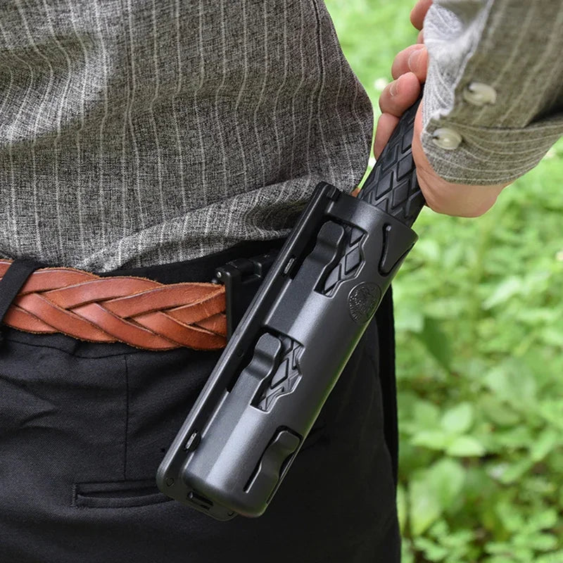 360 Degree Rotating Baton Stand  Plastic Black Telescopic Baton Holster Safe Defense Kit Police Equipment Accessories Tactical