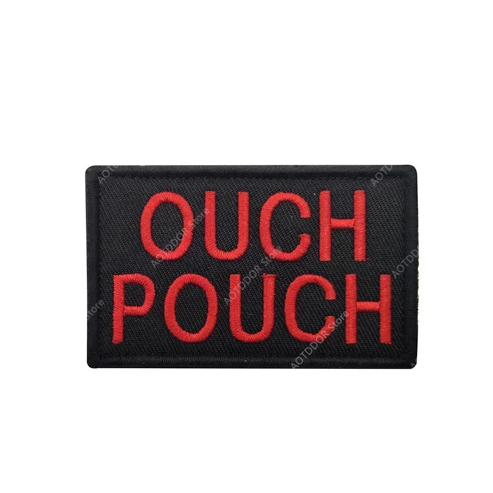 English inspirational quotes Embroidery Cloth Hook&Loop Patches Backpack Tactical Morale Badge Applique For Jacket Jeans bag