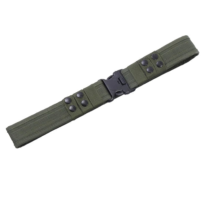 Tactical Men Belt Outdoor Hunting Sports Camping Belt Airsoft Waistband Army Style Combat Belt Quick Release with Belt Clips