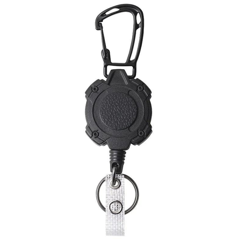 Fashion Retractable Keychains 80cm Stainless Steel Braided Wire Multi-purpose Card Holder High Quality Badge Reels