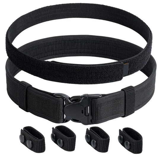 2 in 1 Tactical Belt Quick Release  Buckle MOLLE  Mens Belts width 5CM