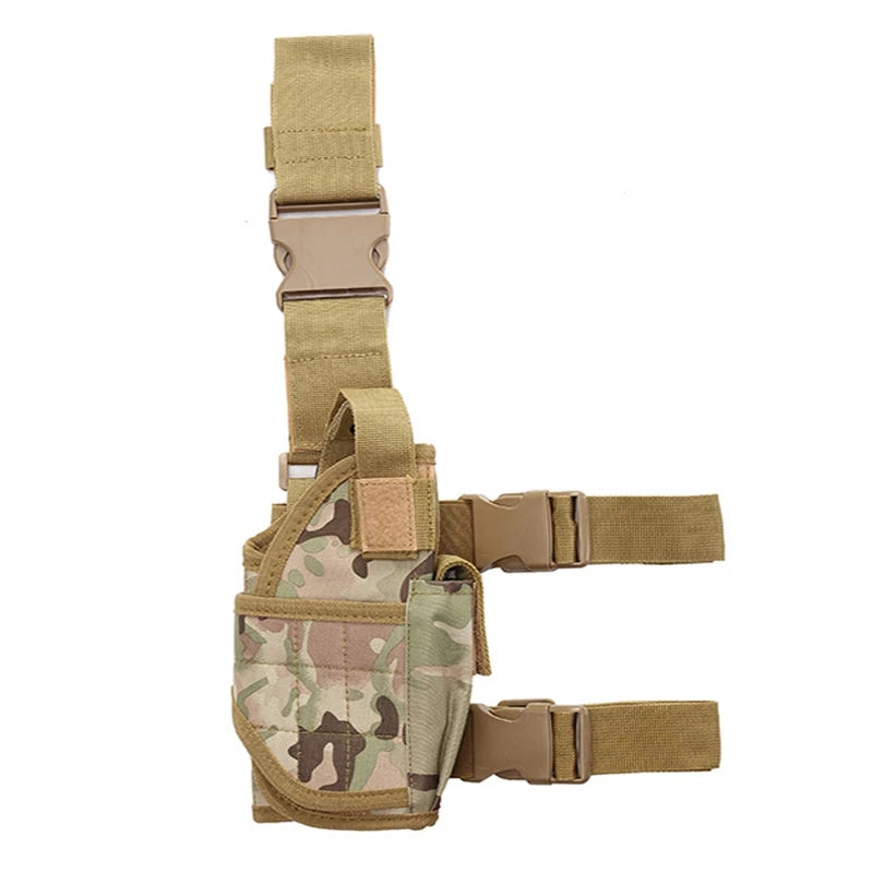 Universal left and right pistol holster tactical tornado leg style thigh holster hunting air gun Glock pistol clip bag