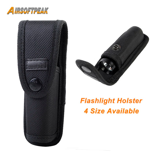 Outdoor Molle Flashlight Pouch Protable LED Torch Holster Belt Waist Pack Flashlight Cover Case for UF-800L Hunting Accessories