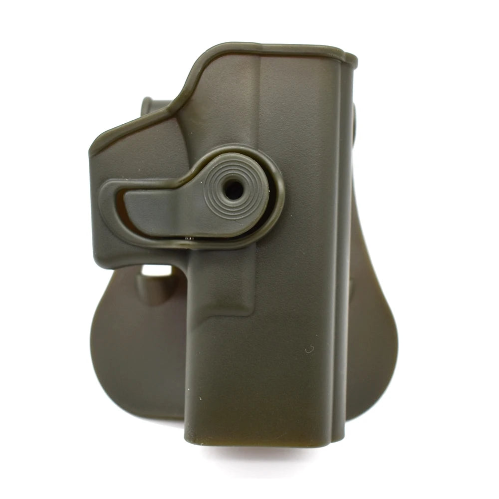 IMI Gun Holster Defense Retention Tactical Gun Holster for GL 17 gen 1- 4 9mm Double Magazine Pouch