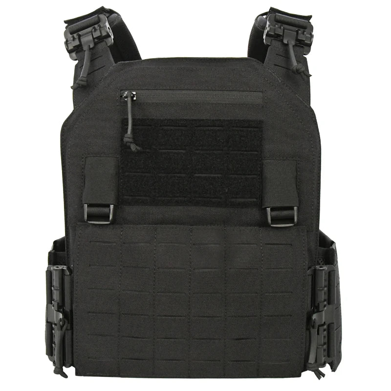 Nylon Large Size Multicam Chaleco Tactico,28x35cm Plate Carrier,Ranger Green,Tactical Vest for SAPI 11*14 Inch Plate