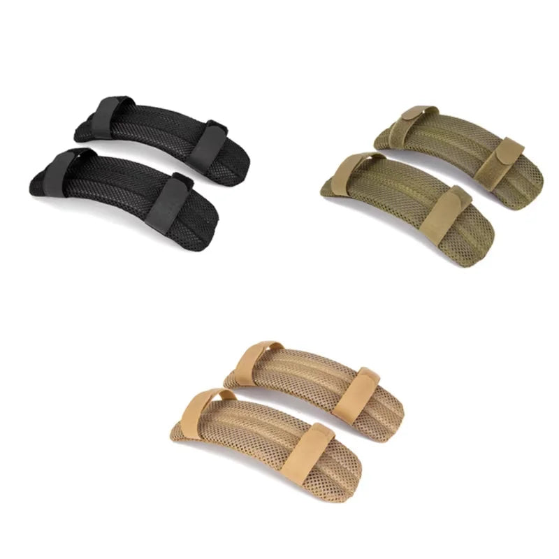 Pair Set Tactical Vest Shoulder Strap Pad Comfort Cushion Nylon Mesh Protect Pads Mole For FCPC/JPC Hiking Backpack Accessories
