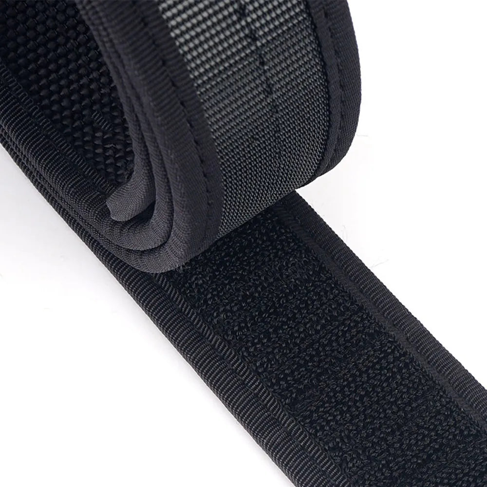Tactics Buckleless Inner Liner Belt 1.5 Inch Nylon Loop Liner Inner Loopback Belt For Hunting Outer Belt  Tactical Inner Belt