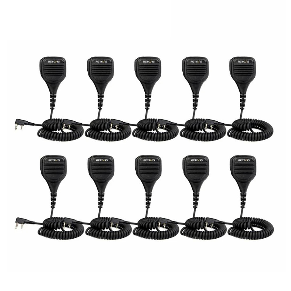 Retevis Speaker Noise-cancelling Microphone With 3.5mm Audio Jack PTT For Kenwood RT5R H777 For Baofeng UV5R UV82 Walkie Talkie
